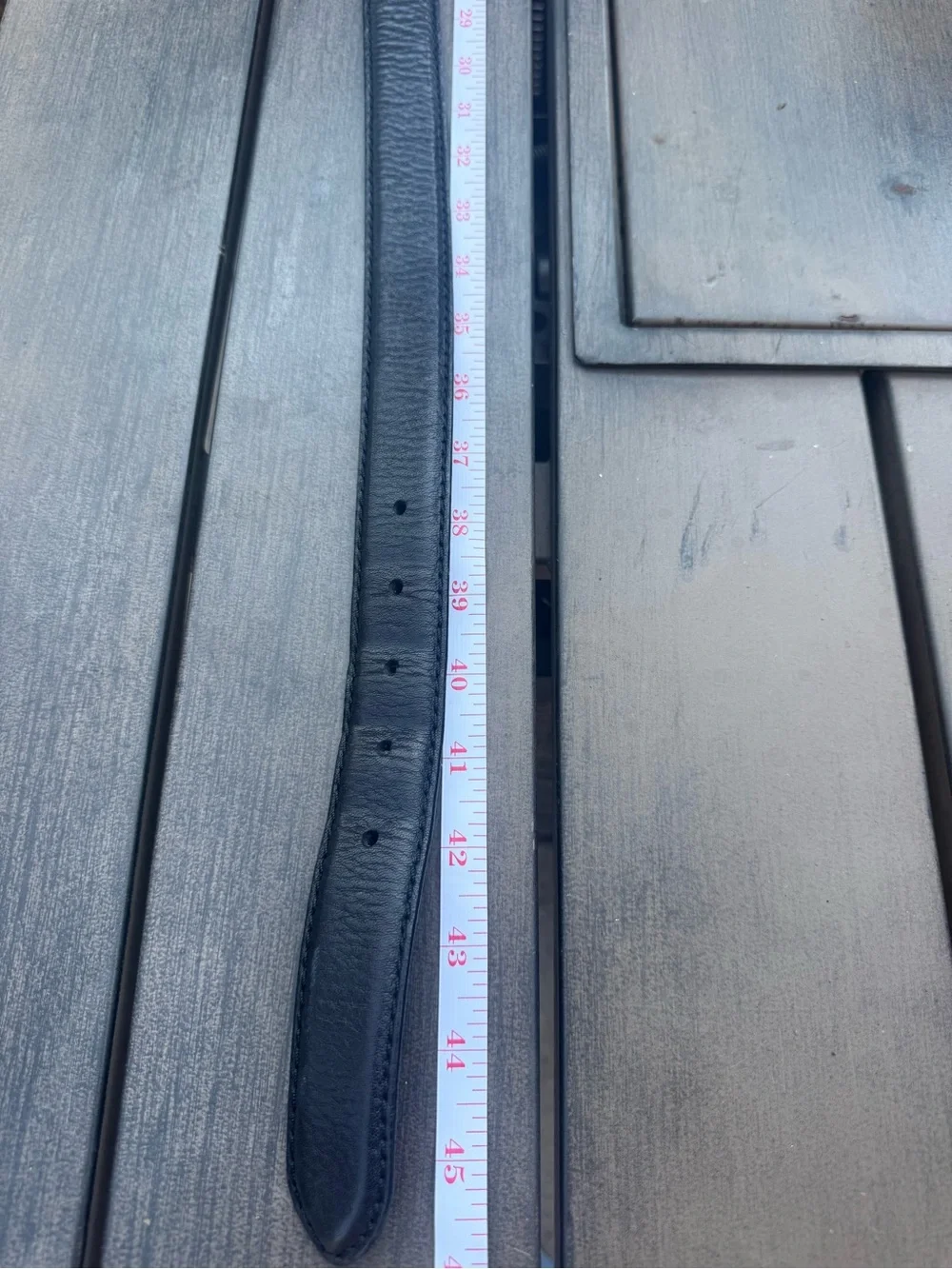 Fossil Classic Brody Black Leather Belt with Silver Buckle